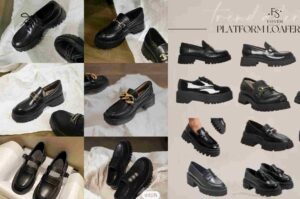 Giày loafer hoặc ankle boots