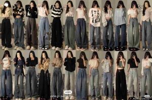 Quần jeans nên mix áo gì