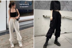 Quần Jogger Nữ + Áo Tank Top