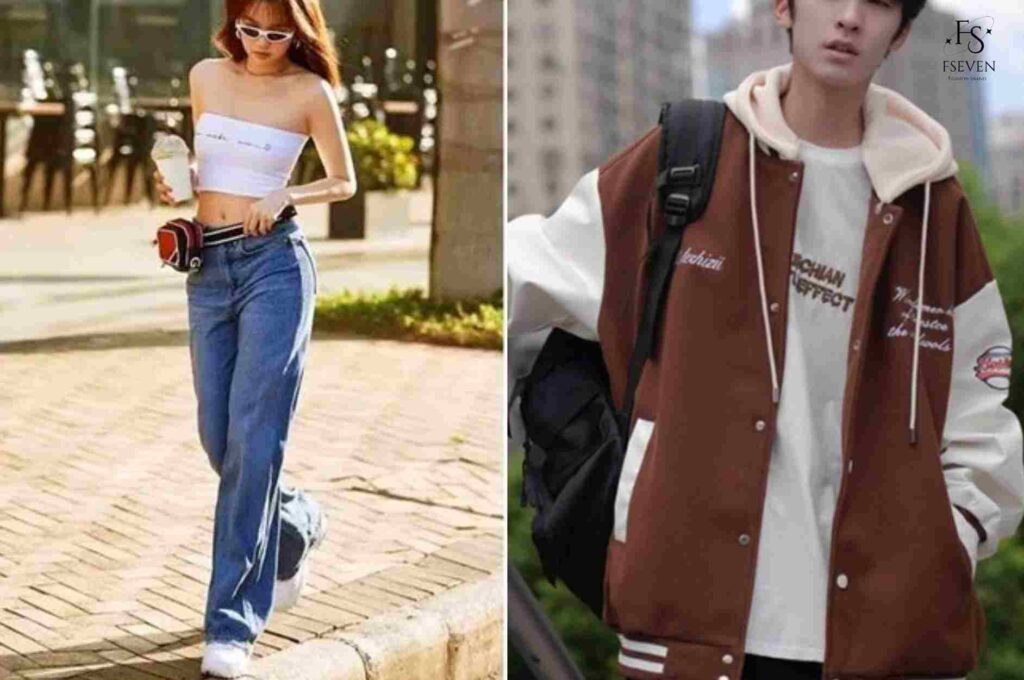 Mix quần ống rộng free size với áo ôm